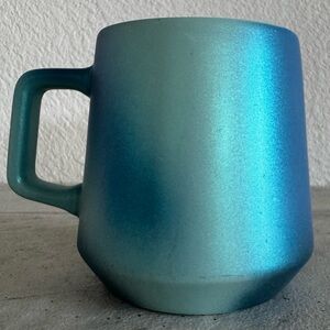 Starbucks 2021 Blue Green Aqua Ocean Shimmer Pearl Iridescent 14OZ Coffee Mug